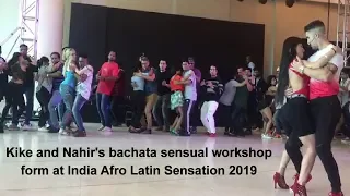 Kike and Nahir's bachata sensual workshop form at India Afro Latin Sensation 2019