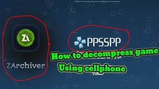 how to extract ppsspp games with zarchiver