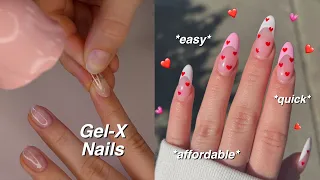 how to create simple valentine’s day nails💗