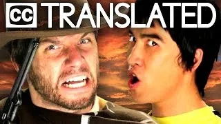 [TRANSLATED] Bruce Lee vs Clint Eastwood. Epic Rap Battles of History. [CC]