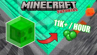 FAST Slime Farm With MAX Drops Option! | Minecraft Slime Farm Tutorial