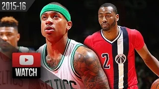 Isaiah Thomas vs John Wall PG DUEL Highlights (2016.01.16) Wizards vs Celtics - UNREAL!