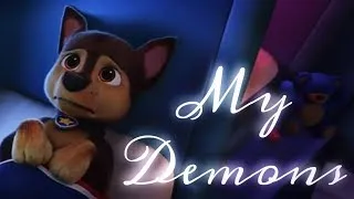 Backstory Chase - My Demons ( Paw Patrol: The Movie Clip 2021 AMV)