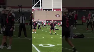 🚨Trey Lance launches a deep shot during 49ers camp🚨