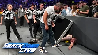 Shane McMahon & Elias ambush Kevin Owens: SmackDown LIVE, Aug. 6, 2019