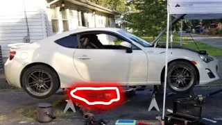 How to remove the transmission of a FR-S/GT86/BRZ