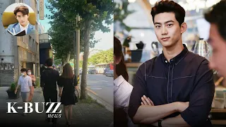 Taecyeon publicly freely holding his girlfriend's hand & happily dating in the middle of the street