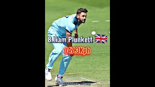 Top 10 Faster Bowlers In The World 🌏||Dumbledore _Army||#shorts #viral #cricket #top