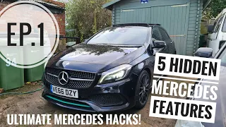 *5 MERCEDES A CLASS TIPS* You might not know!! - W176 A Class Motorsport Edition