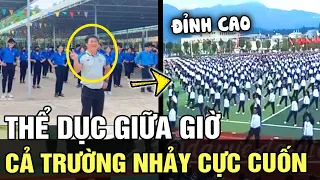 THỂ DỤC GIỮA GIỜ cực cuốn của các trường học Trung Quốc, so sánh với Việt Nam thì thế nào? | TÁM TV