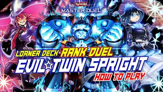 MASTER DUEL - NEW UPDATE!!! LOANER DECK RANK DUEL EVIL TWIN SPRIGHT - HOW TO PLAY