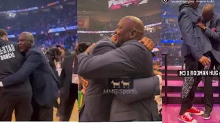 Michael Jordan is a HUGGING MACHINE at the NBA Top 75 Players of All Time Event!