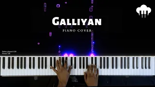 Galliyan | Easy Piano Cover | Ankit Tiwari | Aakash Desai