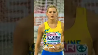 🥰😱 Kateryna Tabashnyk High Jump 😱 World Athletics 2023 #shorts