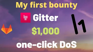 My First Bug Bounty - Gitter $1,000 one-click DoS