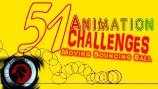 51 Animation Challenges - Moving Bouncing Ball - Opentoonz