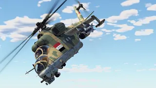 The Iraqi HIND || Mi-24V HIND Close Air Support (War Thunder)