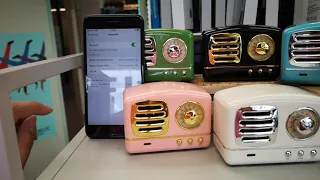 Retro Speaker HM11 Wireless Mini Speakers unboxing review quality