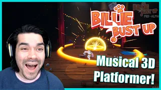 Musical 3D Platformer With Incredible Boss Fights! [Billie Bust Up!] [Kickstarter Demo Let's Play!]