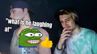 what is xqc laughing at ? monkaLaugh