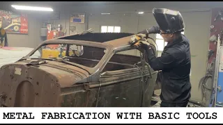 Metal fabrication | 1934 Chevy ➡️ Bugatti Type 50 Coupe Conversion