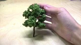 как быстро сделать деревья для макета/ масштабное моделирование