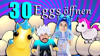 30 PET EGGS DIREKT SCHLÜPFEN LASSEN! Experiment: Kriegen wir ein sagenhaftes Pet? [Roblox Deutsch]