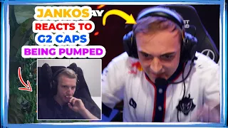 Jankos Reacts to G2 CAPS Being PUMPED After WIN vs WEIBO 👀