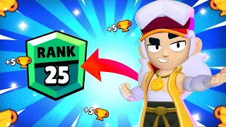 МОЙ ПЕРВЫЙ 25 РАНГ! Brawl Stars