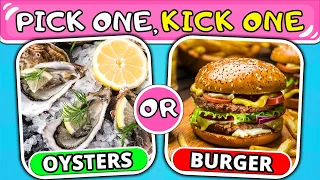 Pick One, Kick One - Luxury vs Fast Food! 🧑🏻‍🍳🍔