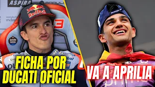 BREAKING! MARC MARQUEZ SIGNS FOR FACTORY DUCATI AND JORGE MARTIN GOES TO APRILIA #motogp