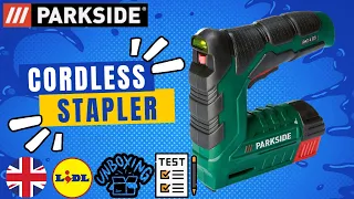 CORDLESS NAILER / STAPLER Parkside PAT 4 D5 UK ENGLISH LIDL