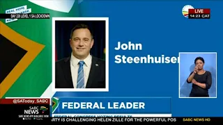 BREAKING: John Steenhuisen elected as DA's new leader