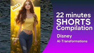 22 Minutes Shorts Compilation:  Disney Fantasy Transformations. Edition 1.