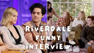 Cole Sprouse Lili Reinhart KJ Apa Camila Mendes Madelaine Petsch and more Funny Interview Moments