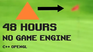 Making my own 3D GAME ENGINE and GAME in 48 HOURS? C++ OPENGL