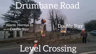 *Double Stay* Drumbane Road Level Crossing (Craigavon) Thursday January 20.01.2022