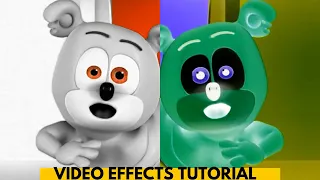 (VIDEO TUTORIAL) COTTON EYE JOE GUMMY BEAR Gummibär Song 1 | SUPER COOL Visual & Audio Effects