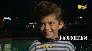 интервью с Бруно Марс на  MTV 1992 в шесть лет | Bruno Mars interview six years on MTV 1992