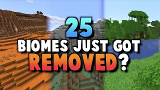 How & Why Did Minecraft Rename or Remove 25 Biomes? 1.18