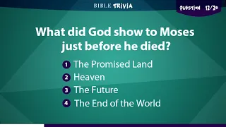 Bible Trivia Quiz for Elementary Sunday School Kids