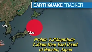 7.3 magnitude earthquake rocks Japan; tsunami advisory issued