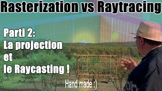 Rasterization vs Ray Tracing, Parti 2: (Raytracing 1) La projection et le Raycasting