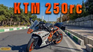 KTM RC250 Ride | 0 -100 Acceleration | 4K 60fps