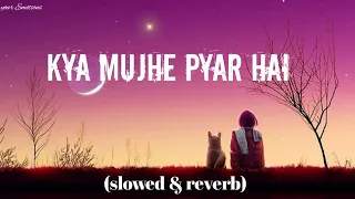 Kya mujhe pyar hai ! (slowed and reverb) !!lofi song🎶