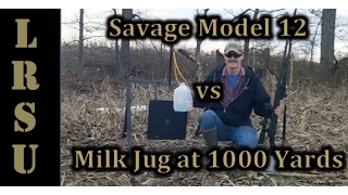 243 Win Savage Model 12 vs 1000 Yard Milk Jug Challenge - Josh of Illinois