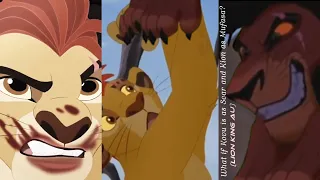 What if Kovu is as Scar and Kion as Mufasa? (Lion King AU)
