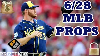 PRIZEPICKS MLB PICKS | TUESDAY 6/28/22 | MLB PLAYER PROPS PICKS