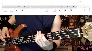 Fox On The Run by Sweet - Bass Cover with Tabs Play-Along