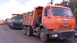 Губкинский «Автодор» продолжает ремонт автомобильных дорог